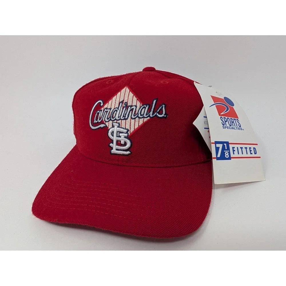 St. Louis Cardinals Hat Cap Fitted Mens 7 1/8 MLB Baseball Sports Specialties